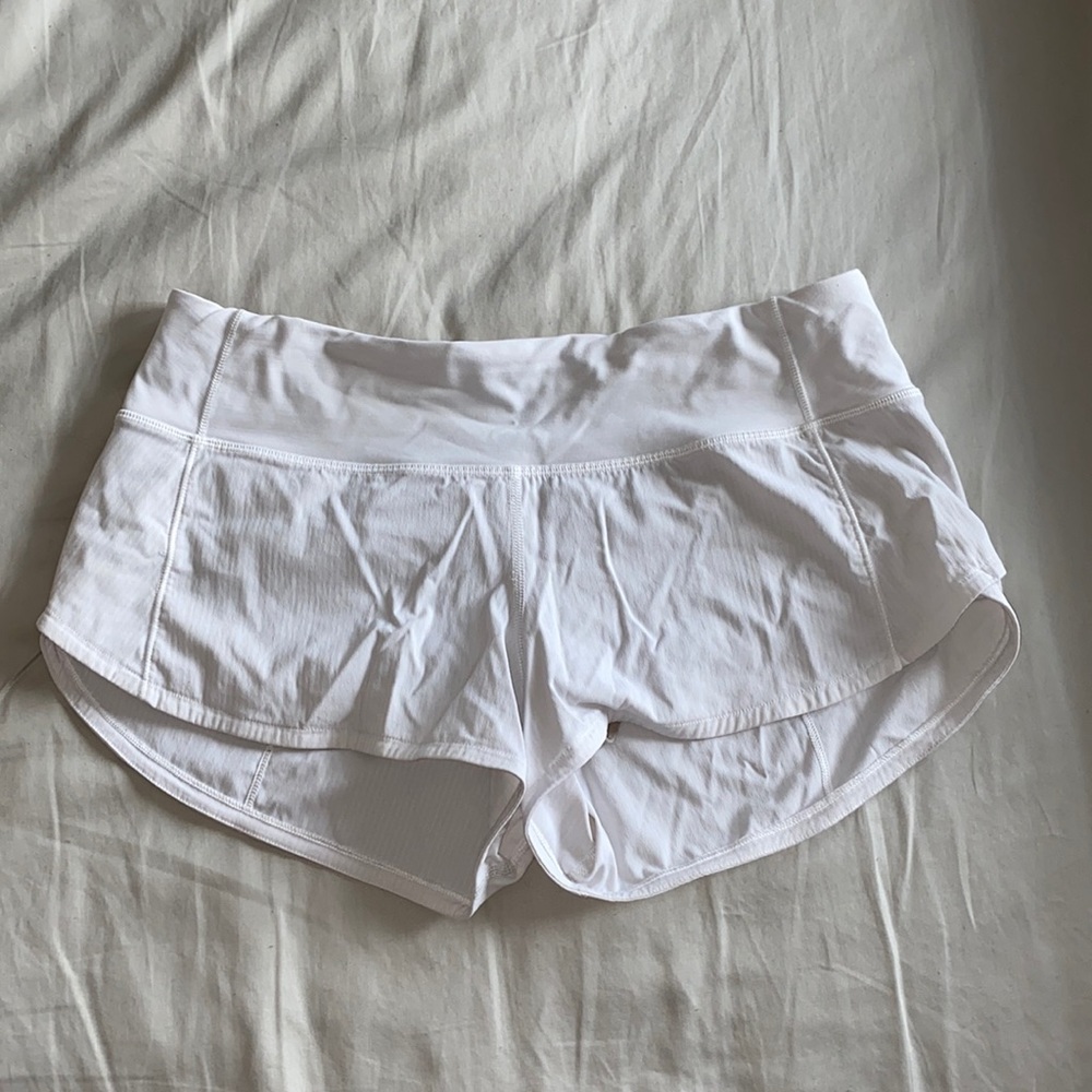 White Size 4 Lululemon Shorts